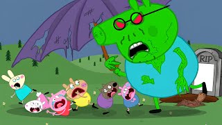 Zombie Apocalypse: Peppa Pig Zombies Invade School! 🧟 | Peppa Pig Funny Animation