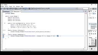 Java Programming Tutorial 35 Display Regular time