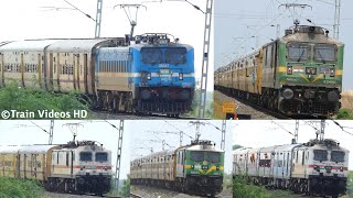 ELECTRIC TRAINS Begins in NANDED Division | Powerful ELECTRIC TRAINS | Train Videos Indian Railways