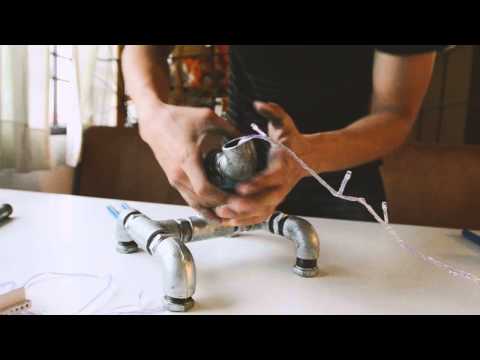 DIY Project - Beer Bottle Pipe Lamp DIY Project - Beer Bottle Pipe Lamp