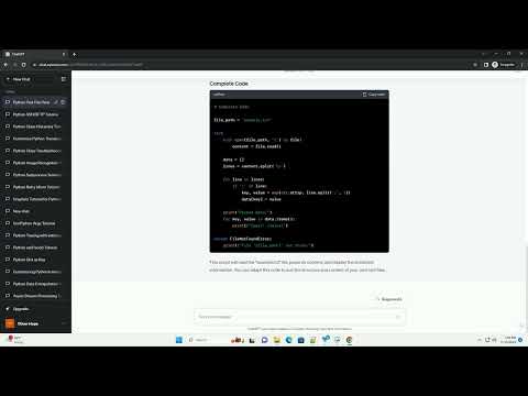 Parsing a text file with Python – Of Another