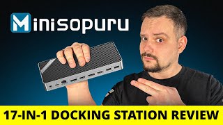 17-in-1 MINISOPURU Dual Display Docking Station Review - (MD6950B)