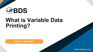 What is Variable Data Printing?