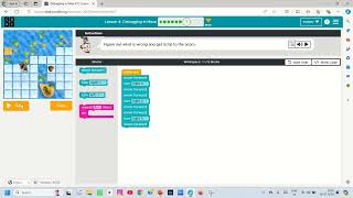 Debugging in Maze| Lesson 4| Level 7| Code.Org