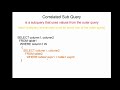 11   Learn SQL   Sub Queries