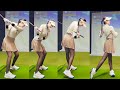 Great swing speed!! If you want to use your waist and hips well, you need to watch the swing