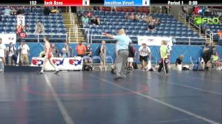 Junior 152 - Jack Bass (Virginia) vs. Jonathan Viruet (Massachusetts)