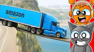 Reacting to CARS vs SUSPENSION BRIDGE CHALLENGE…