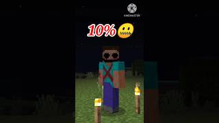 Minecraft wellerman Edit: Steve transfomation 10%😱#shorts