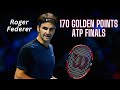 Roger Federer 170 Golden Points in ATP Finals (HD)