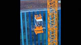 Montage d'une grue à tour Liebherr 280 ECH