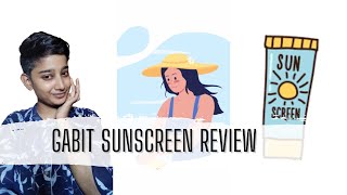 Gabit sunscreen review #spf50 #budget #skincare #gabit #retinol #niacinamide #hyaluronicacid