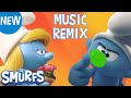 Barely Notice Me • 🎵 Official Smurfs Music Remix 🎶  • Hefty and Smurfette