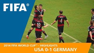 USA v Germany | 2014 FIFA World Cup | Match Highlights