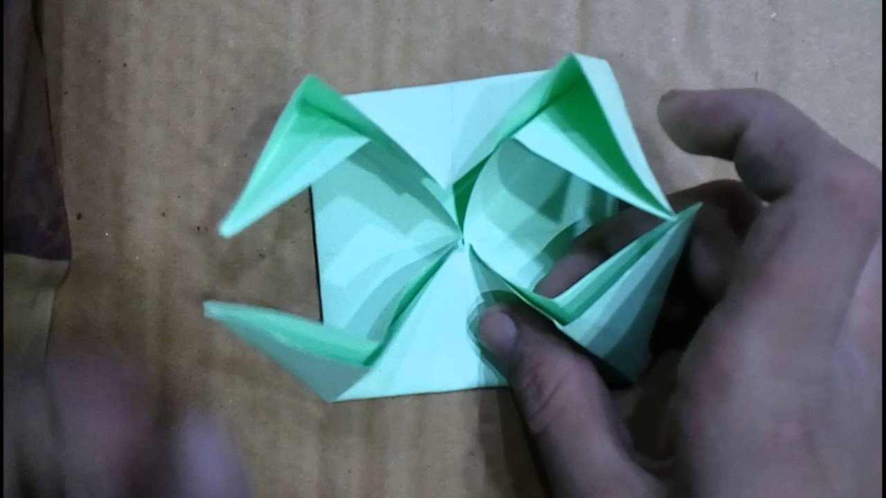 How To Make A Origami Stress Reliever (TUTORIAL) - YouTube