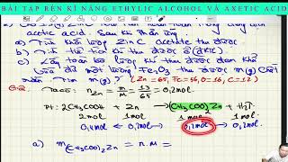 Rèn kĩ năng hoá học 9 -  Axetic acid - Ethylic alcohol