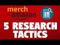 5 Merch by Amazon Research Tips ⚡️ Daily Routine To Find Profitable Niches