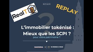 Tokenisation immobilière : l'expérience RealT