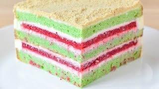 ТОРТ Клубника Фисташка Белый шоколад ☆ Strawberry Pistachio White chocolate CAKE