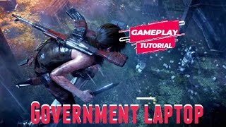 Rise of the Tomb Raider Government laptop gameplay | lenovo e41-15 | 4gb ram | amd r4 graphics