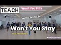 Teach: Won't You Stay Line Dance / Easy Intermediate