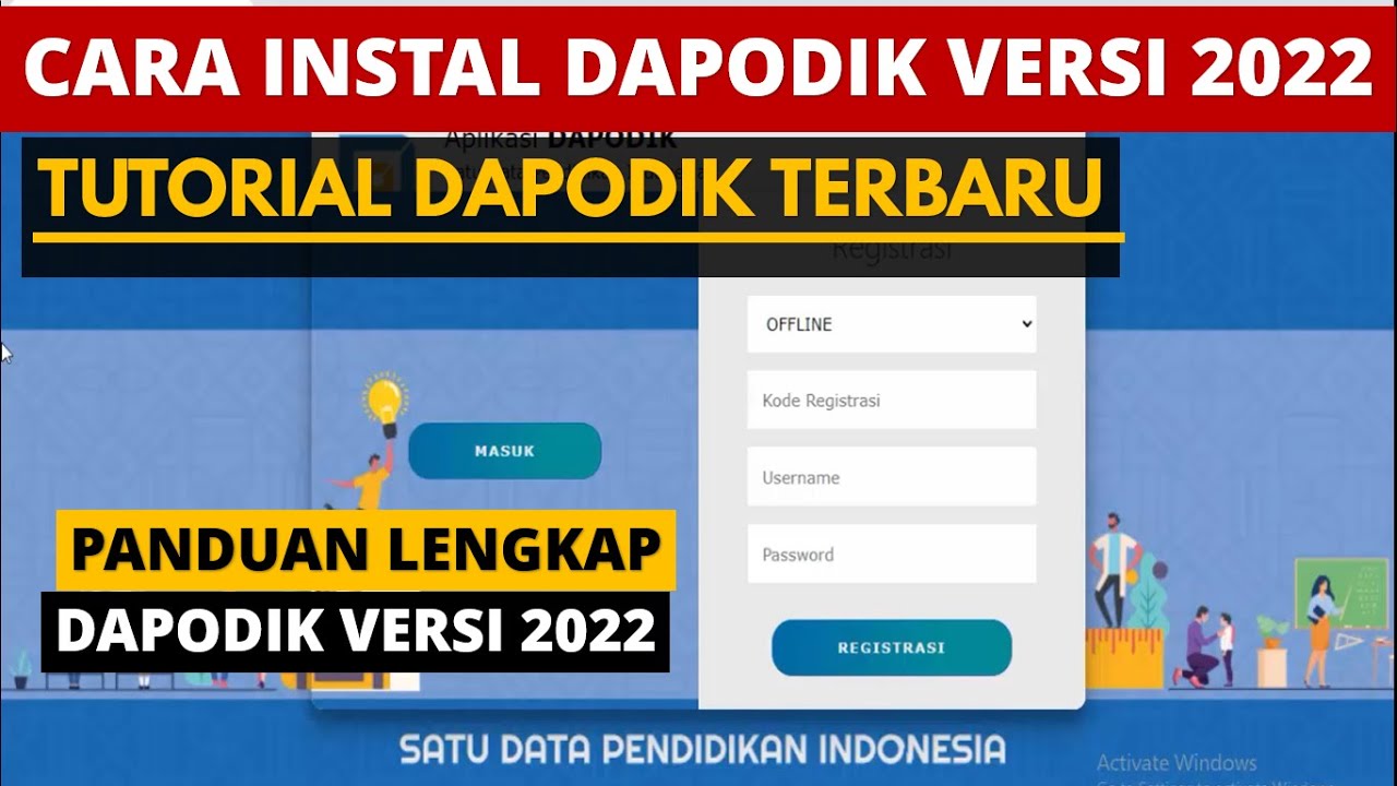 Cara Instal Aplikasi Dapodik Versi 2022: Panduan Lengkap | Tutorial ...