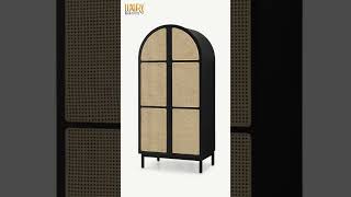 Rocky Solid Wood Rattan Wardrobe | Rattan Furniture