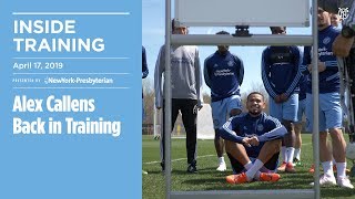 Alexander Callens Back in Training | INSIDE TRAINING
