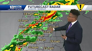 Severe Weather in Alabama: Storms \u0026 Winds stretch across Alabama this weekend, with the potential...