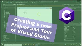 Tour of Visual Studio and Creating a New Project in Visual Studio