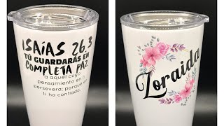 Cómo Sublimar un Vaso semi-cónico térmico doble pared con Epson F170