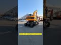 elorry truck wheeled excavator