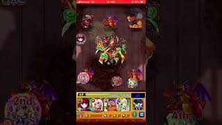 #モンスト イザナミ5手。ランク1500にした編成の改良版。