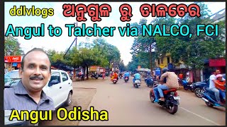 Angul to Talcher by Road//Angul to Talcher//Travel Video