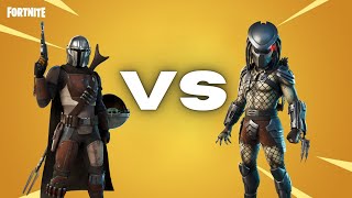 Predator vs Mandalorian- Predator Location in Fortnite [4K] Fortnite Predator Boss vs Mandalorian