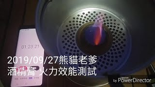 熊貓老爹 : 酒精膏燃燒效能