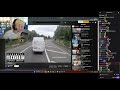 xqc dies laughing at british drivers swearing