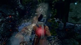 Sekiro™: Shadows Die Twice_[葦名城 城鎮_虎口階梯(前)]赤備重吉_外鄉打法