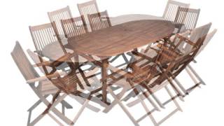 Hampton Acacia Oval 240cm Extending Table