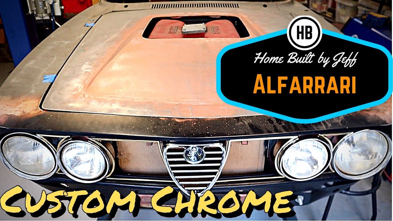 Hand Made Custom Chrome Grill - Ferrari Engined Alfa 105 Alfarrari ...