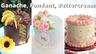 😎Mis 3 COBERTURAS  favoritas: Ganache, Fondant y Buttercream| Natalia Salazar