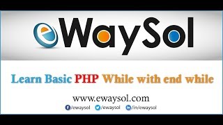 while end while loop in php | eWaySol