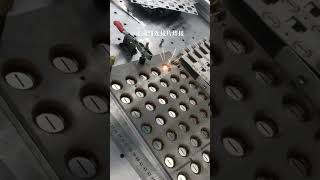 Laser welding of busbar connectors #laserwelder #laserwelding