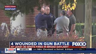 Four wounded in Baldwin County gun battle
