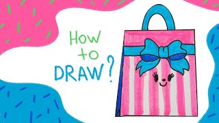 HOW TO DRAW A CUTE GIFT FOR A LOL DOLL  PUPPET