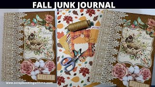 REPURPOSING A SMASH COVER ~ FALL JUNK JOURNAL ~ PART 2