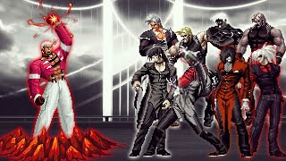 [KOF Mugen] D. Rhythm Yashiro Vs Bosses Element, Rugal Team