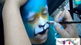 Tiger Face Painting Design Tutorial