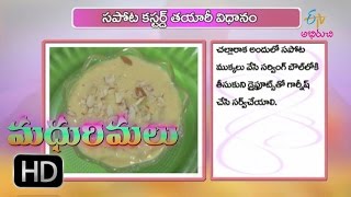 Madhurimalu - Beet root Malai Peda - 23rd August 2016 - మధురిమలు – Full Episode