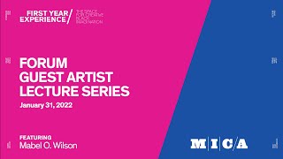 FYE Lecture Series Mabel O Wilson